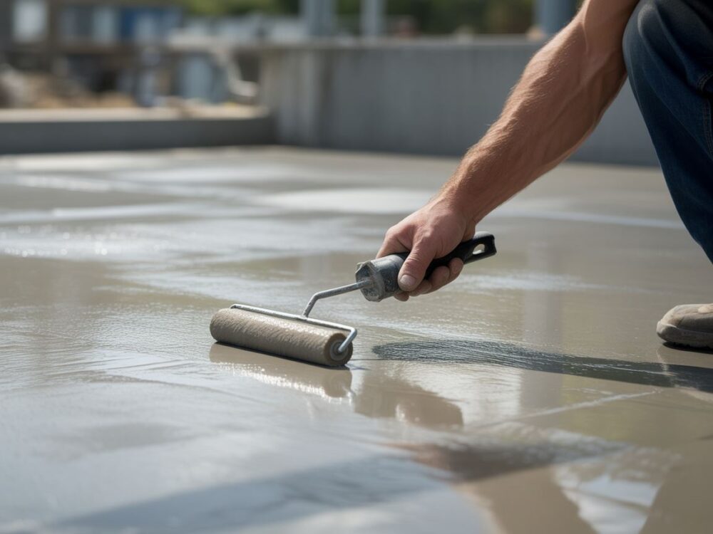 Uszczelniona posadzka