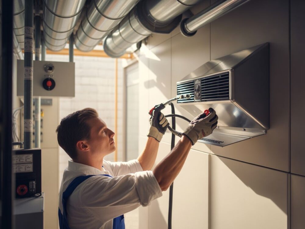 Wentylator mechaniczny w kotłowni