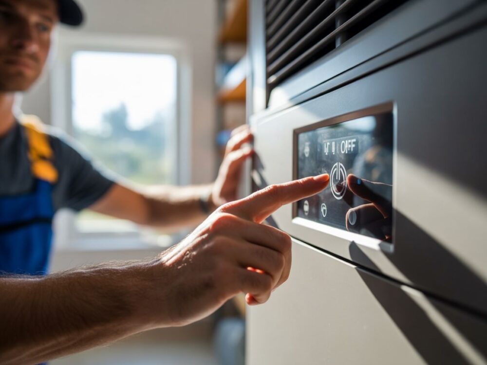 Wyłączanie pompy ciepła