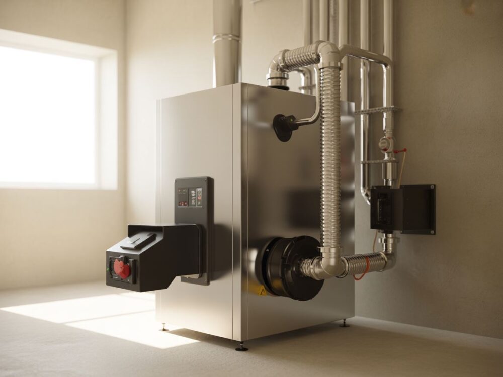 Wyświetlacz pieca na pellet