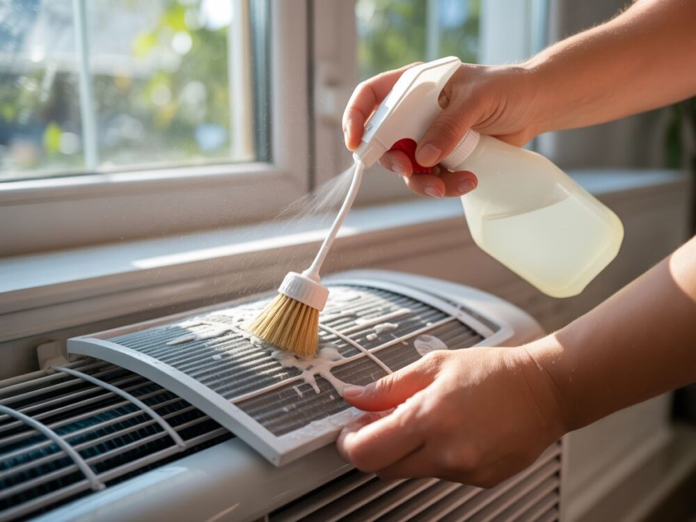 Zdjęcie czystej klimatyzacji