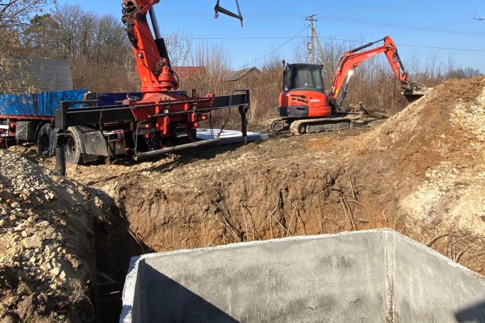 szambo betonowe z montażem i wykopem